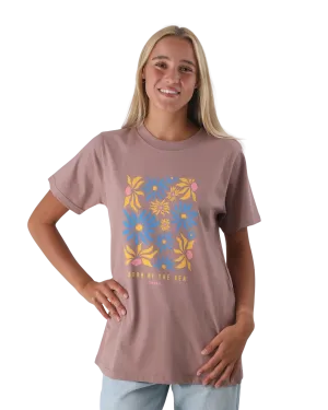 Flower Market T-Shirt in Hazy Pink