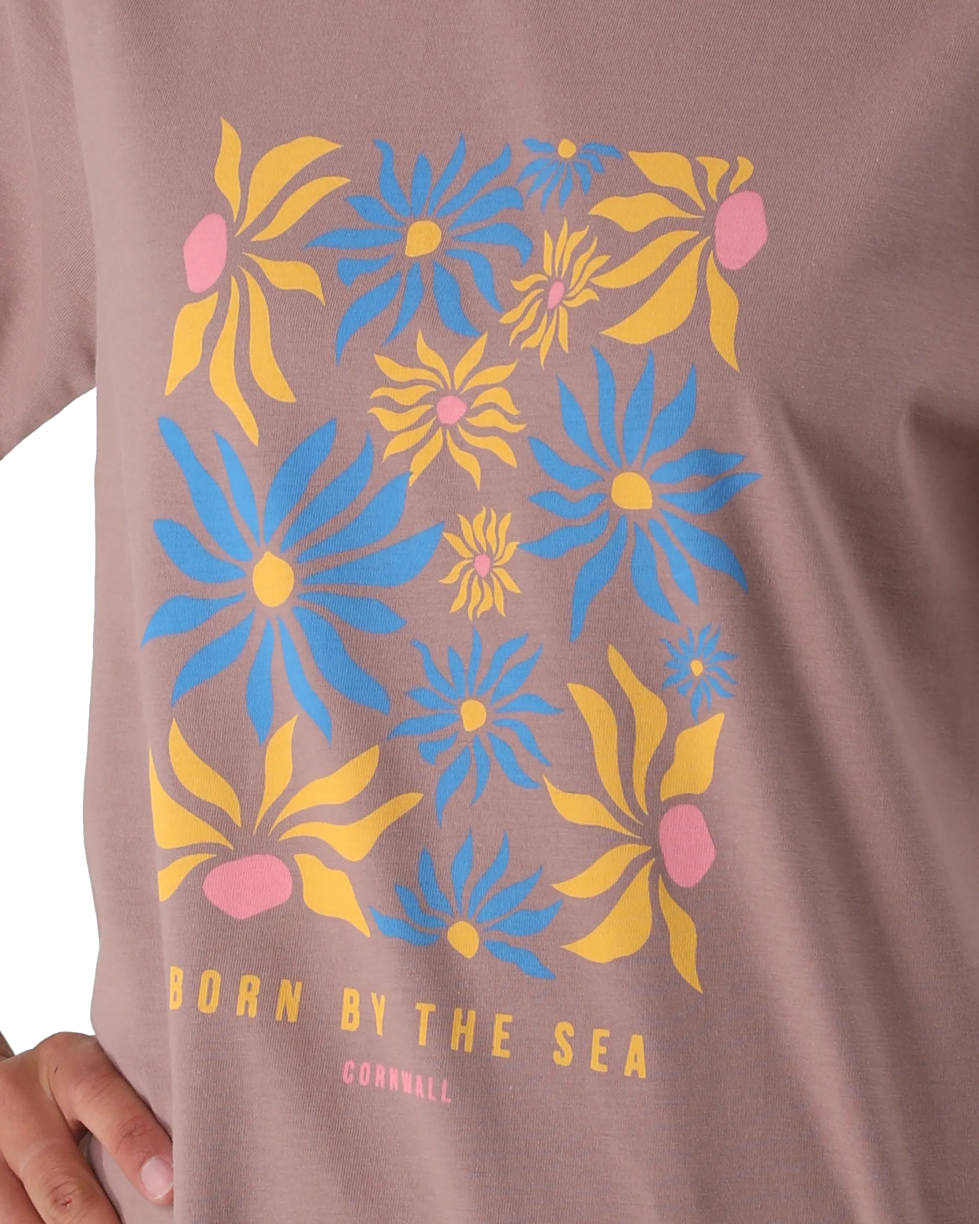 Flower Market T-Shirt in Hazy Pink