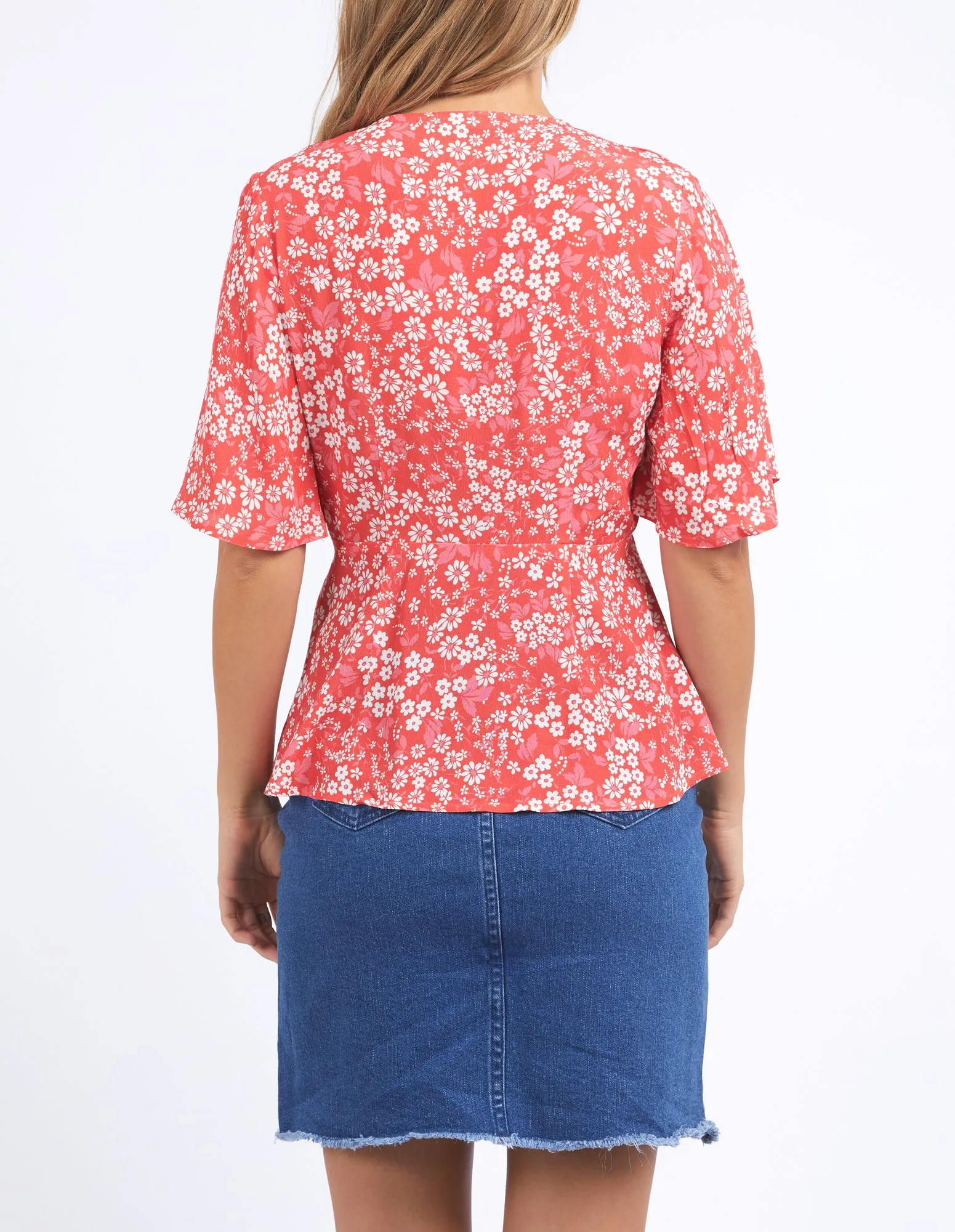 Foxwood Ankara Top Floral Print