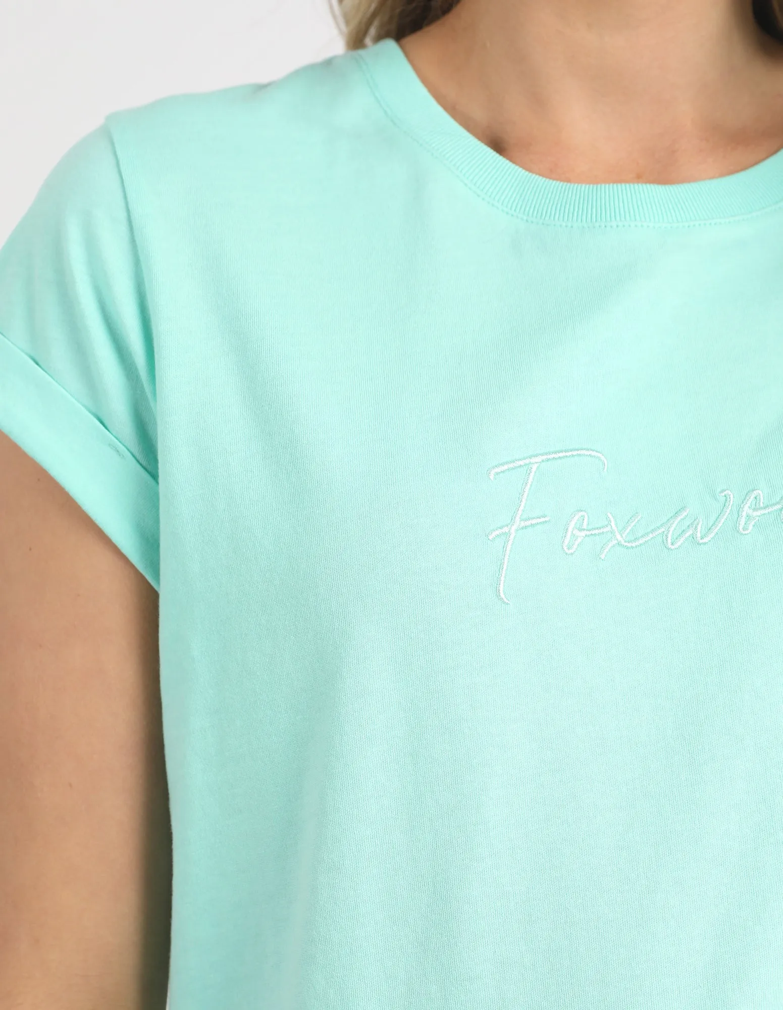Foxwood Neon Signature Tee Neon Mint