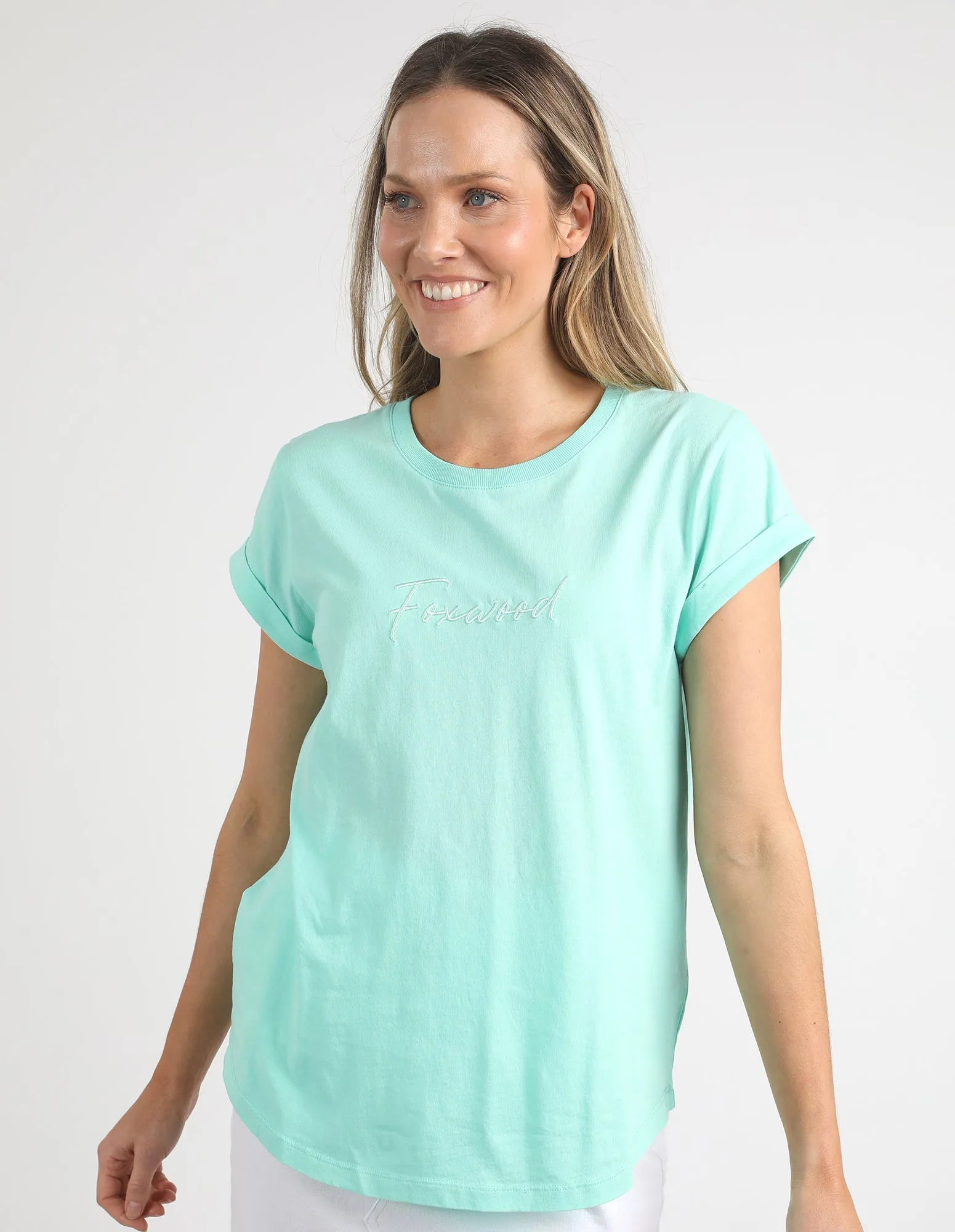 Foxwood Neon Signature Tee Neon Mint