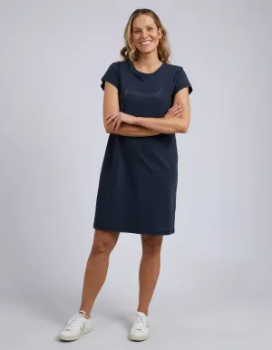Foxwood Signature Tee Dress Navy