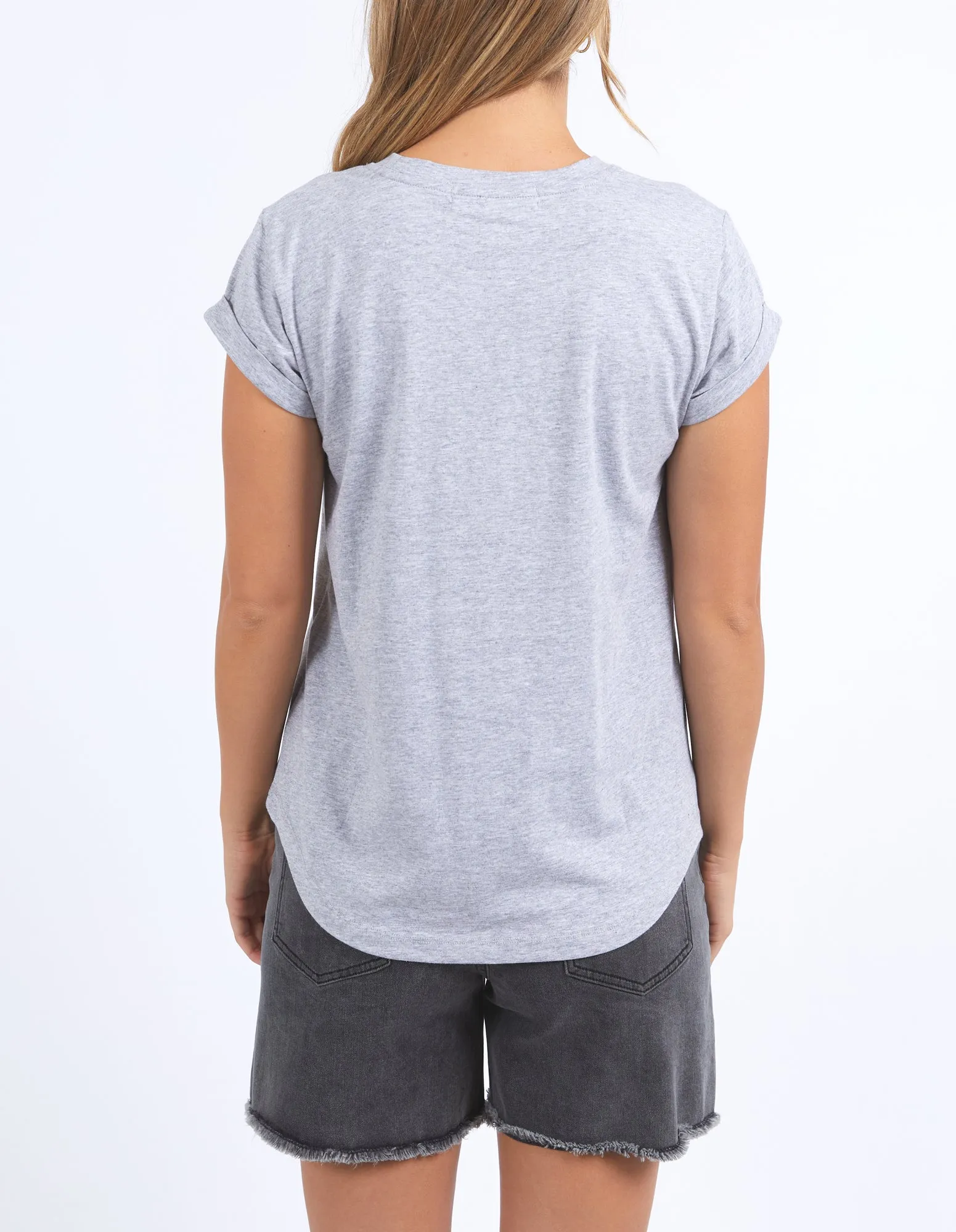 Foxwood Signature Tee Grey Marle