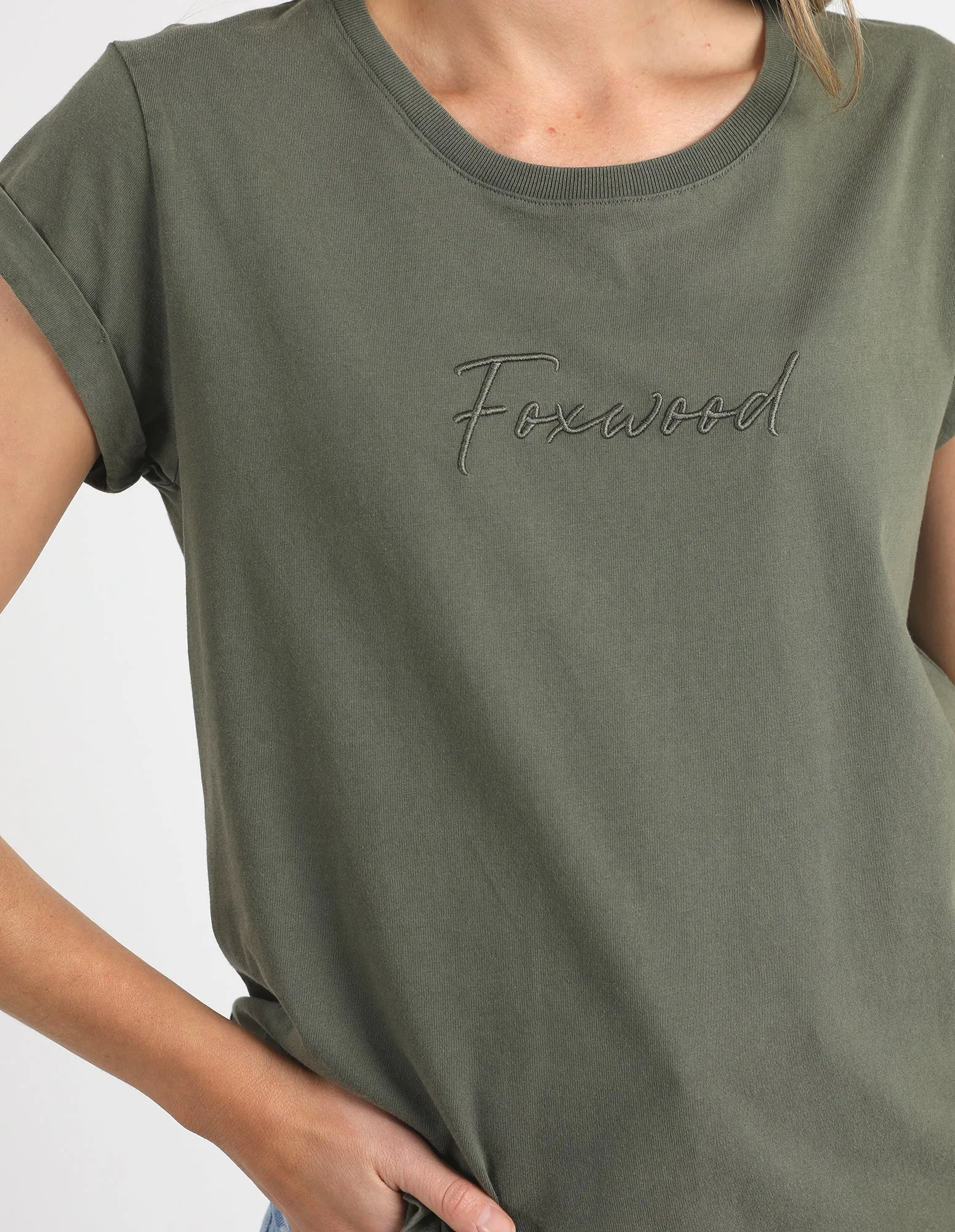 Foxwood Signature Tee Khaki