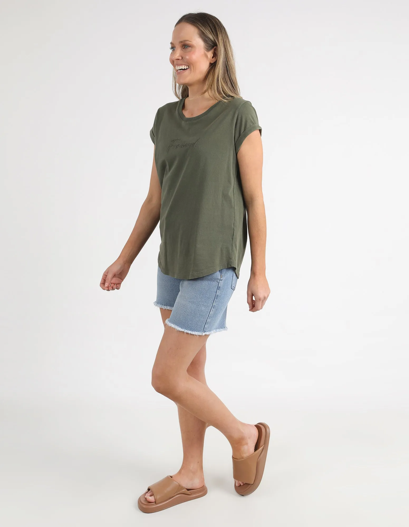 Foxwood Signature Tee Khaki