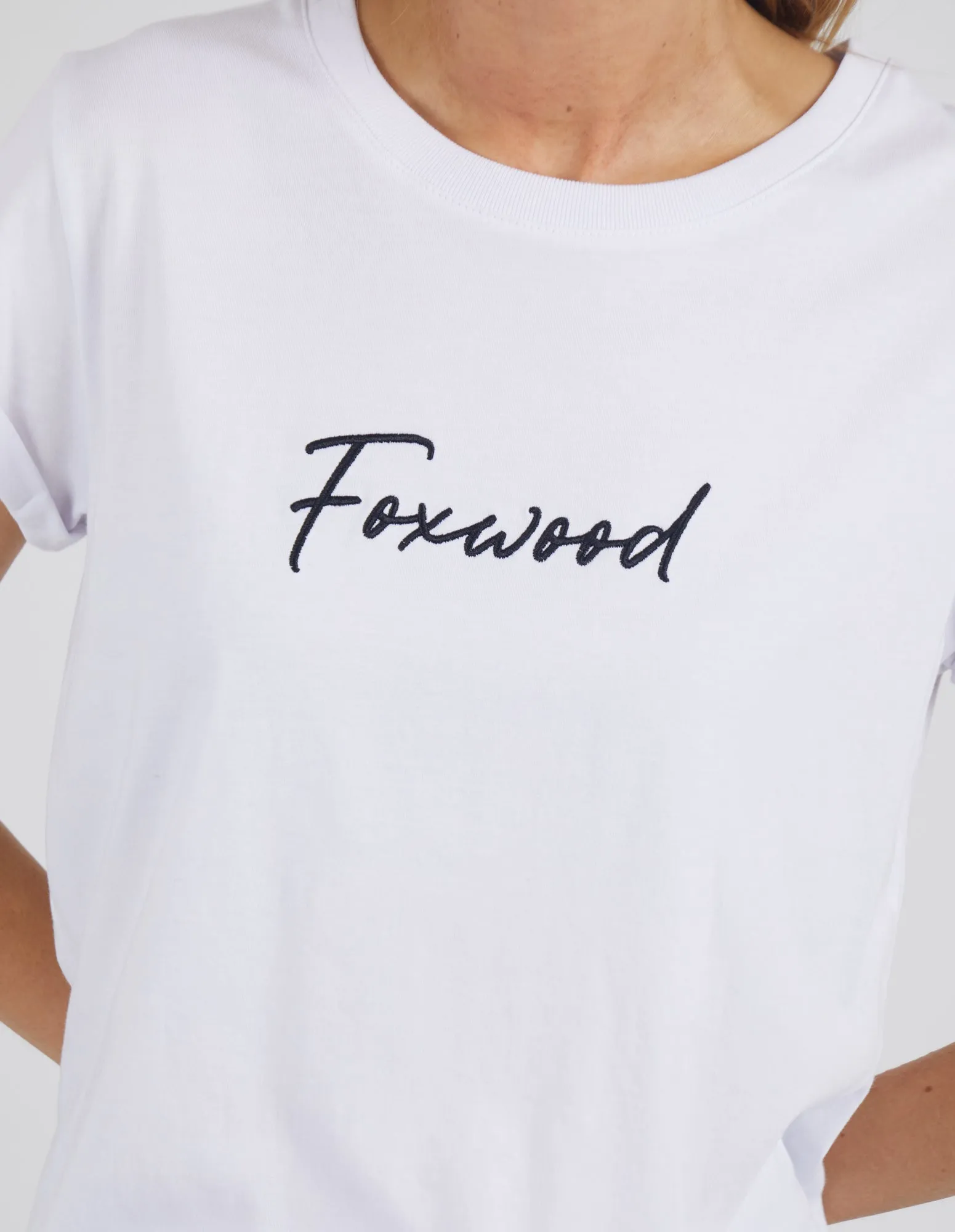 Foxwood Signature Tee White