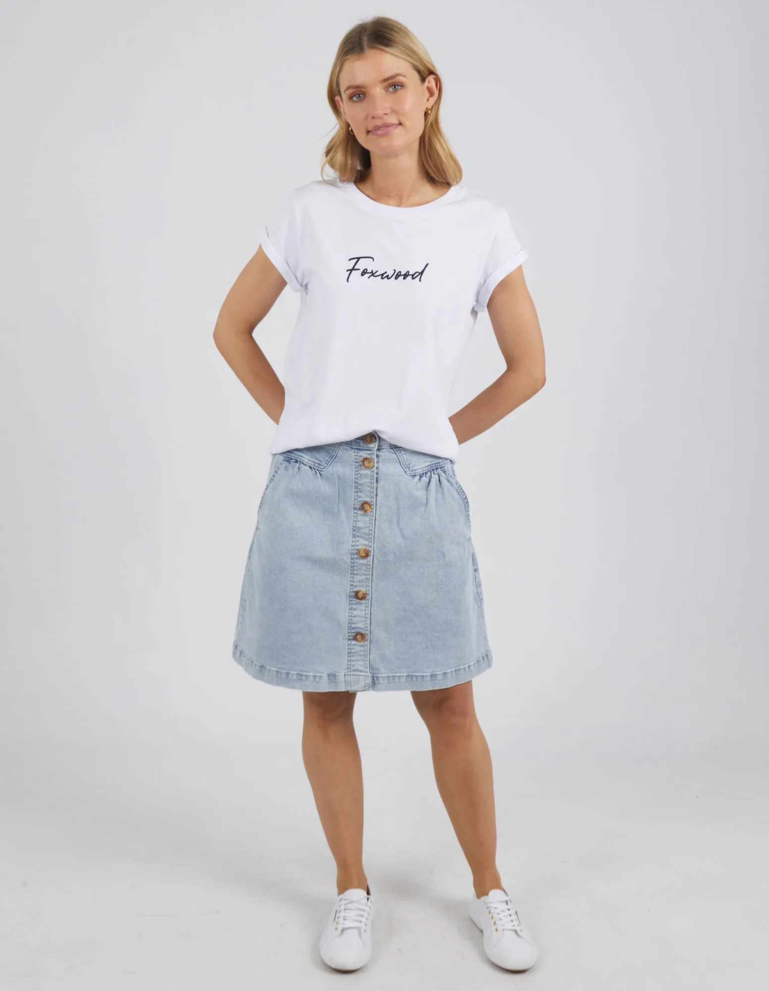Foxwood Signature Tee White