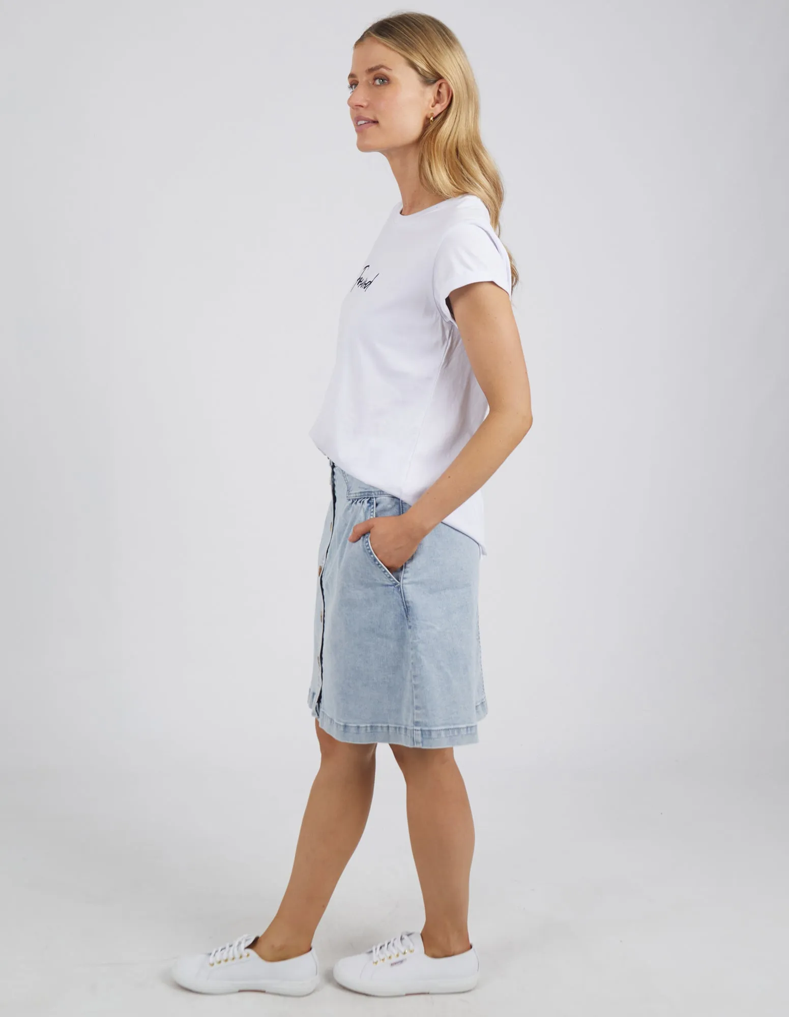 Foxwood Signature Tee White