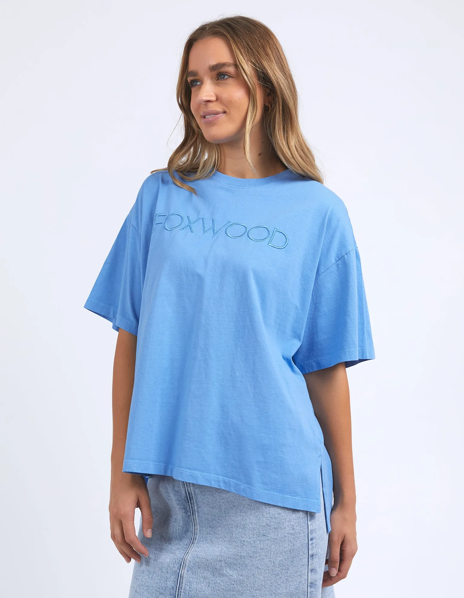 Foxwood Simplified Tee Blue