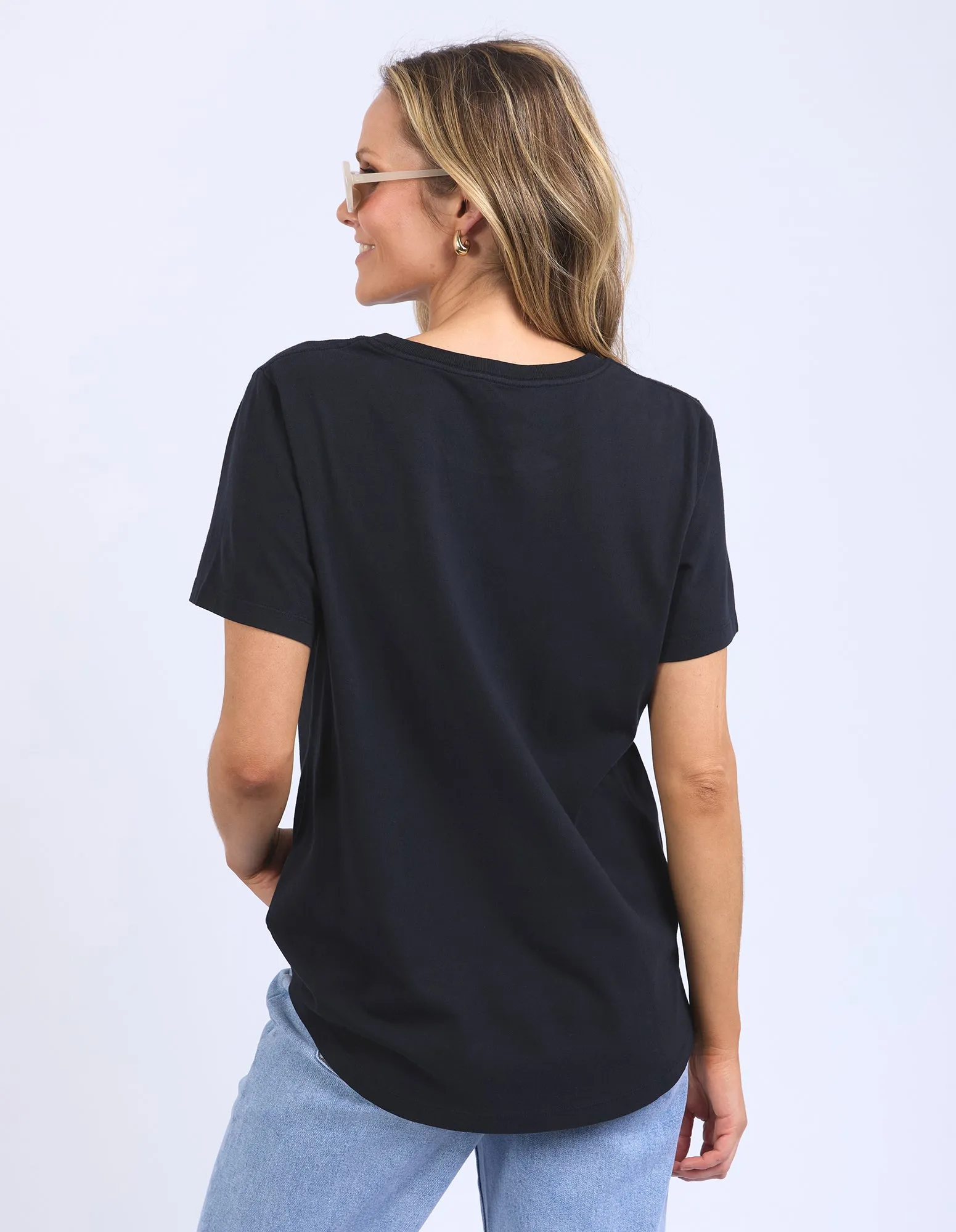 Foxwood Twenty Eightee Tee Washed Black