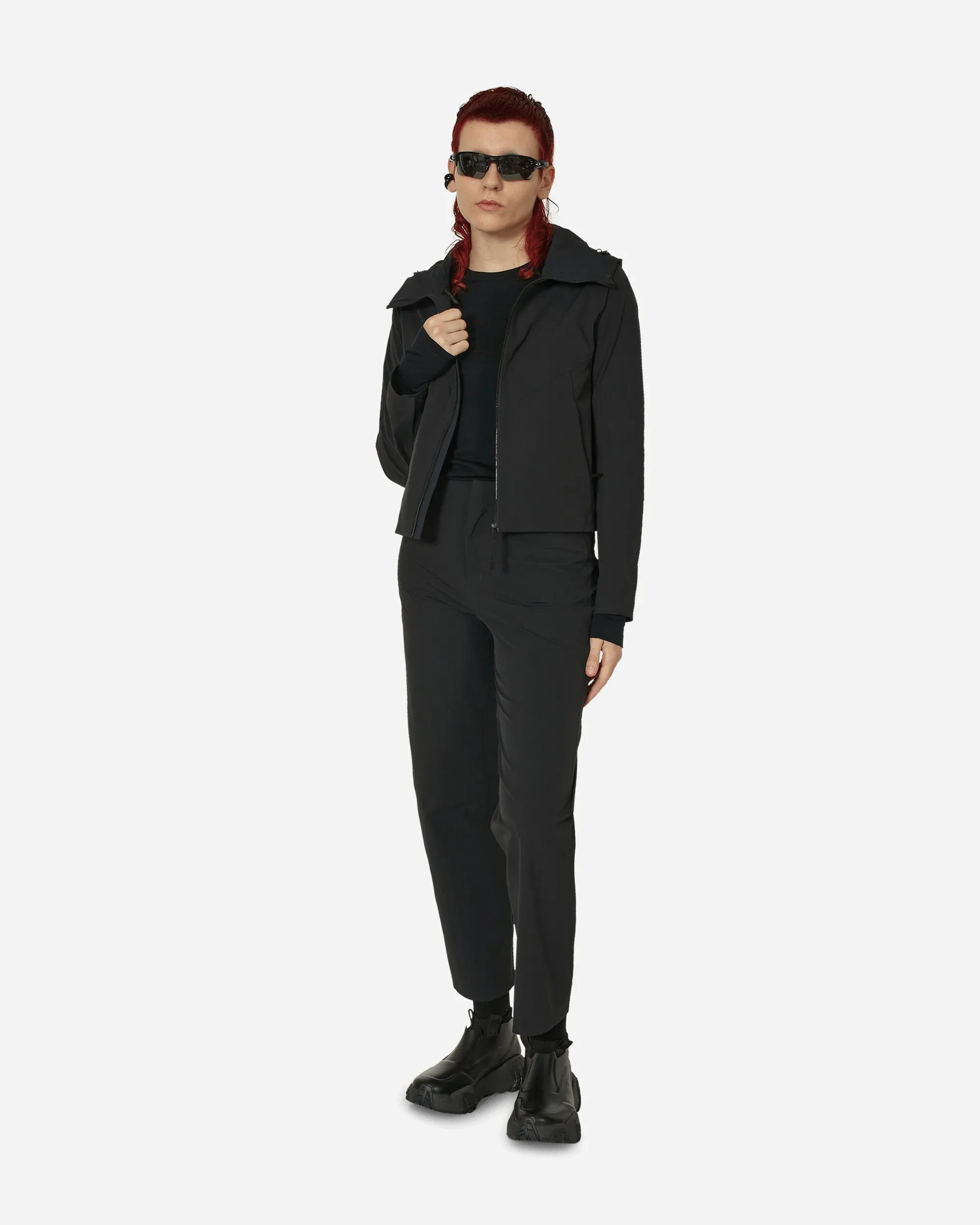 Frame Crew Neck Longsleeve Top Black