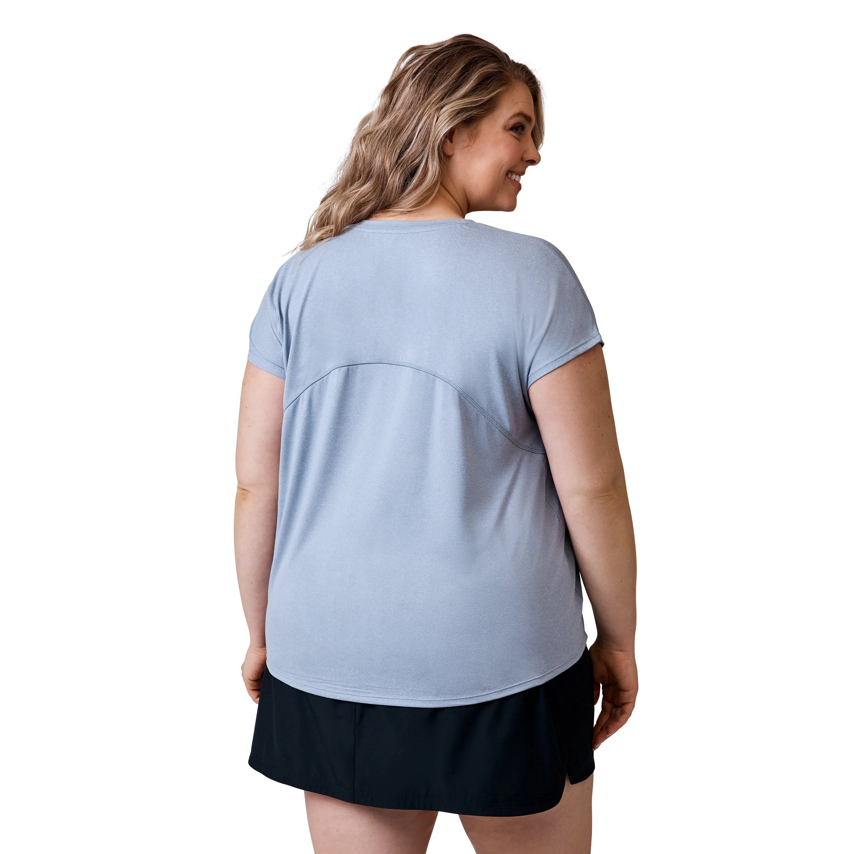 Free Country Women's Plus Size Microtech Chill B Cool Tee