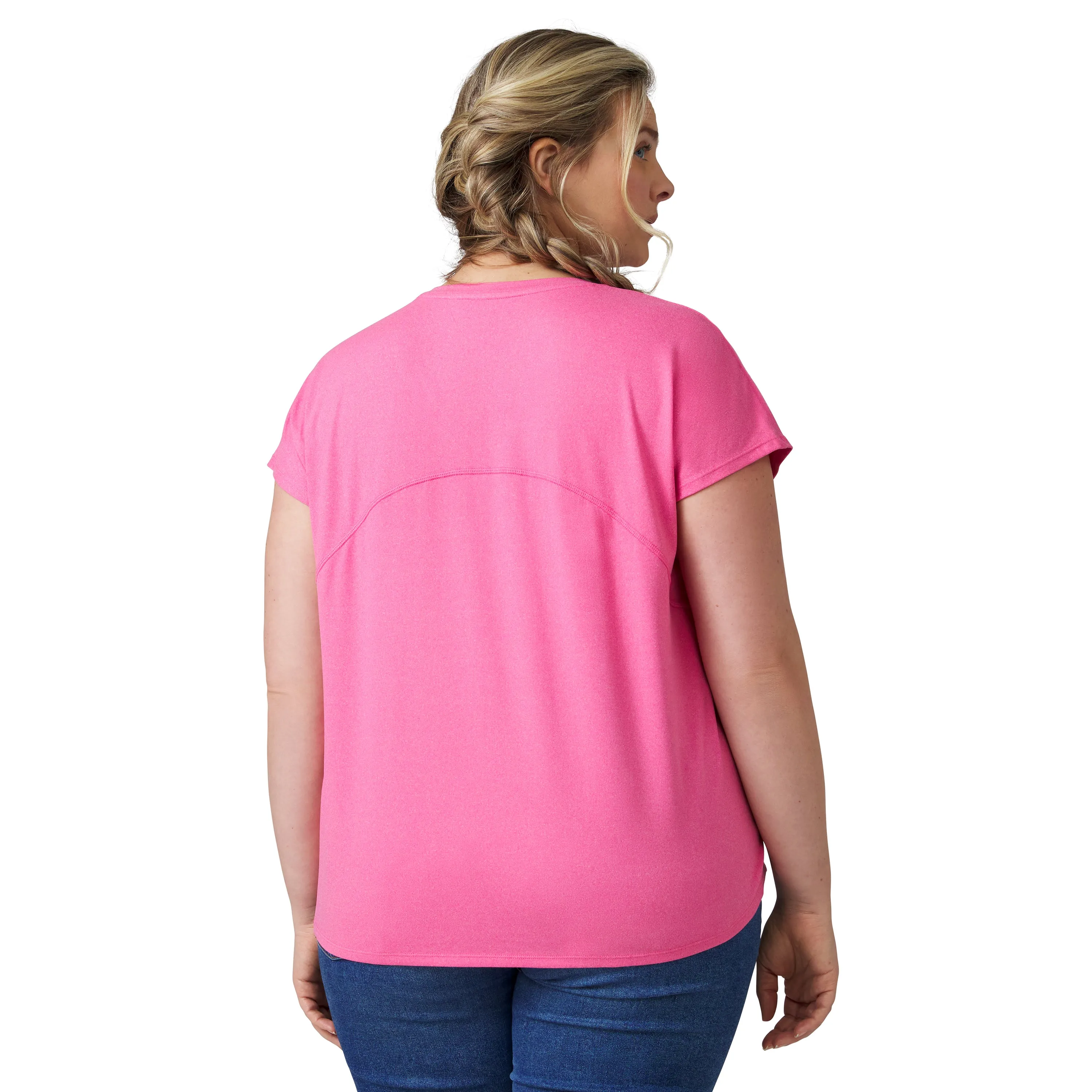 Free Country Women's Plus Size Microtech Chill B Cool Tee