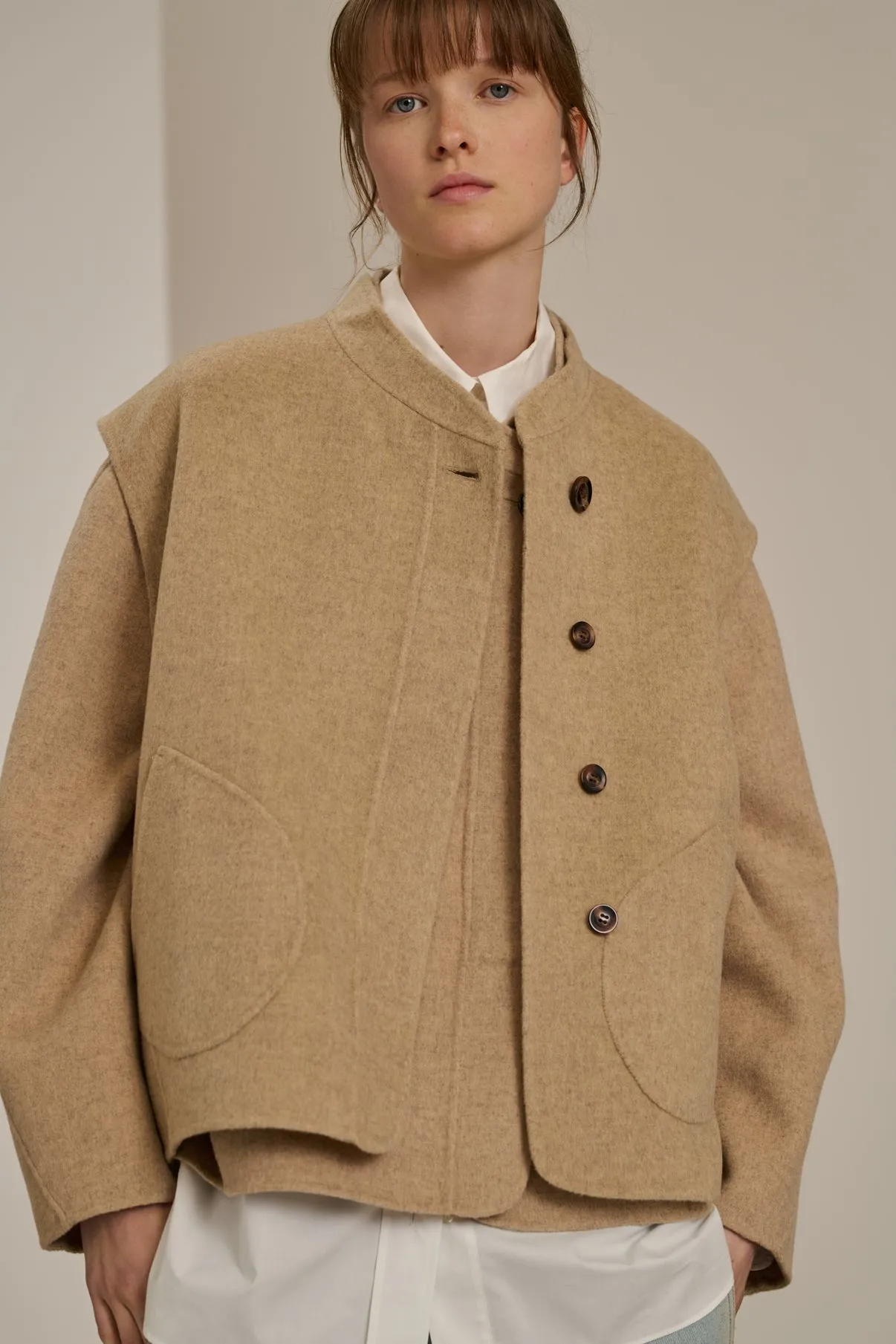 Gilet Bls1600 Adeline 1600 Beige-Chine
