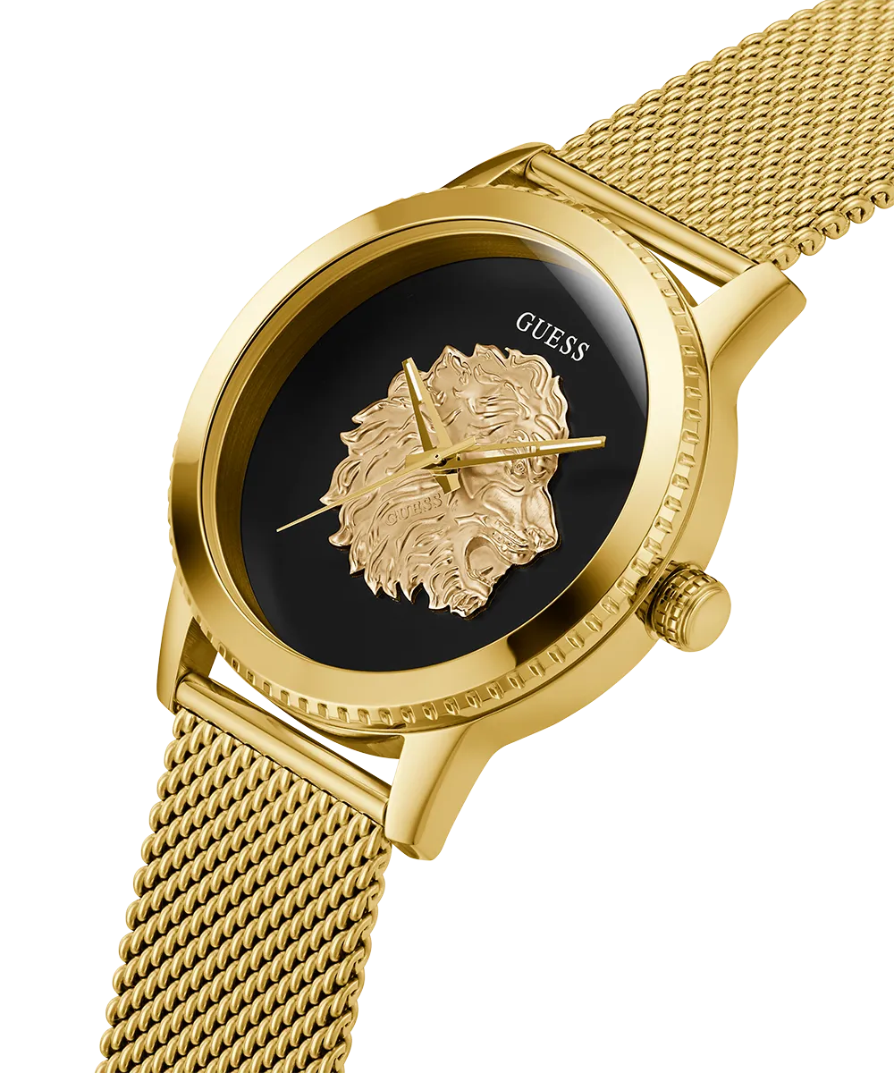 Guess Mens Gold Watches GUESS Mens Gold Tone Analog Watch