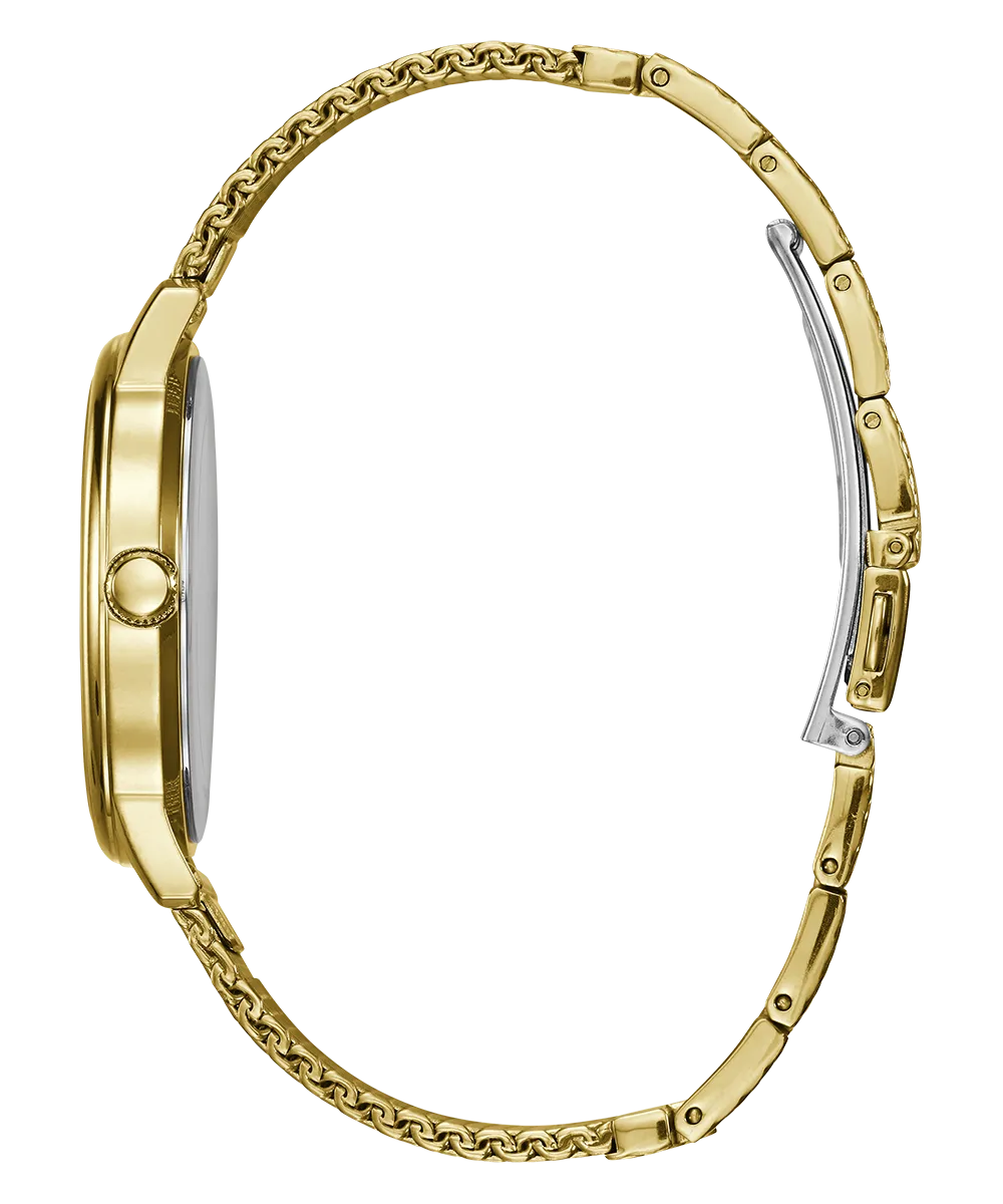 Guess Mens Gold Watches GUESS Mens Gold Tone Analog Watch