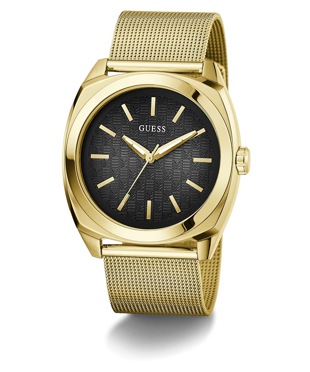 Guess Mens Gold Watches GUESS Mens Gold Tone Analog Watch