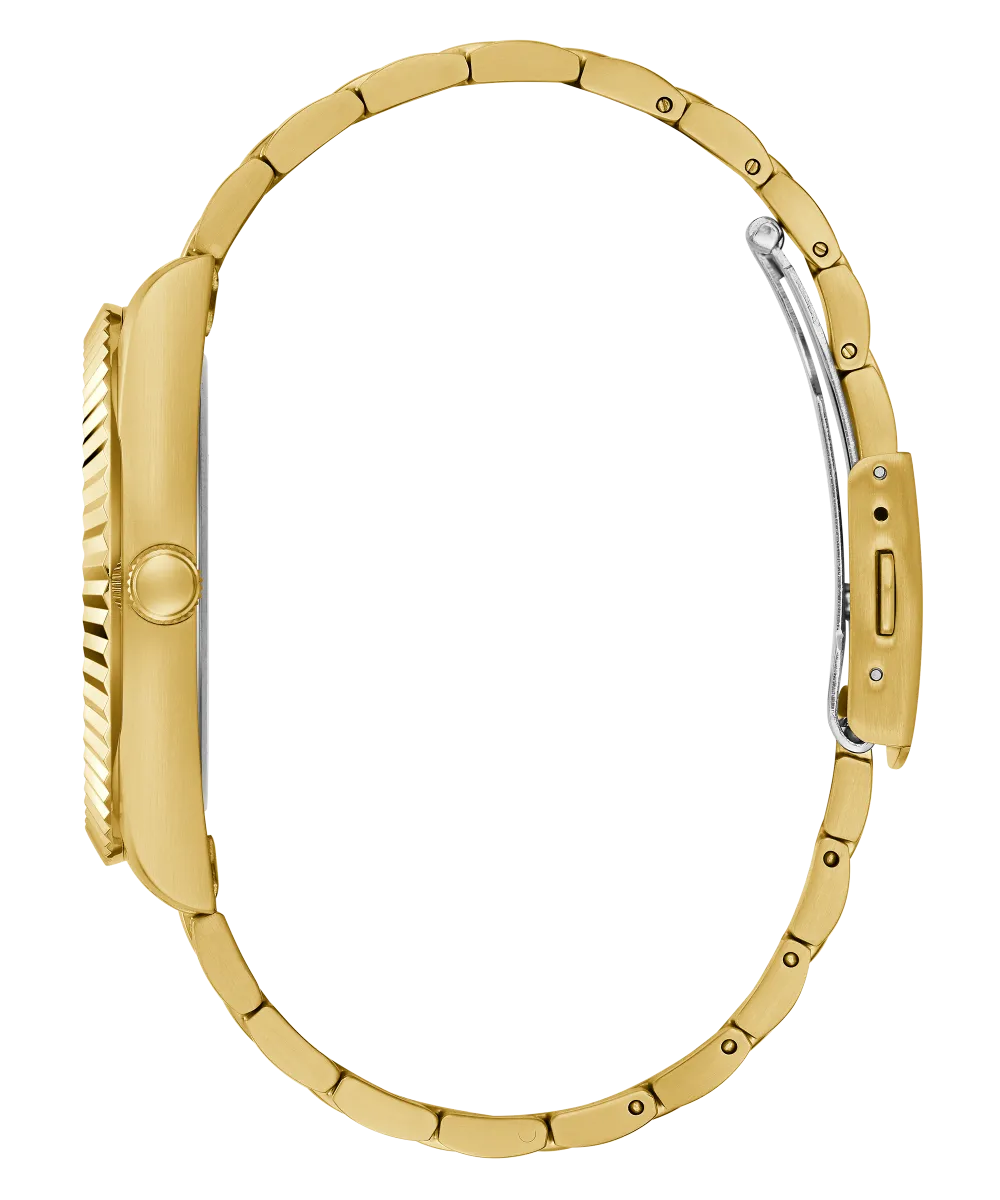 Guess Mens Gold Watches GUESS Mens Gold Tone Day/Date Watch