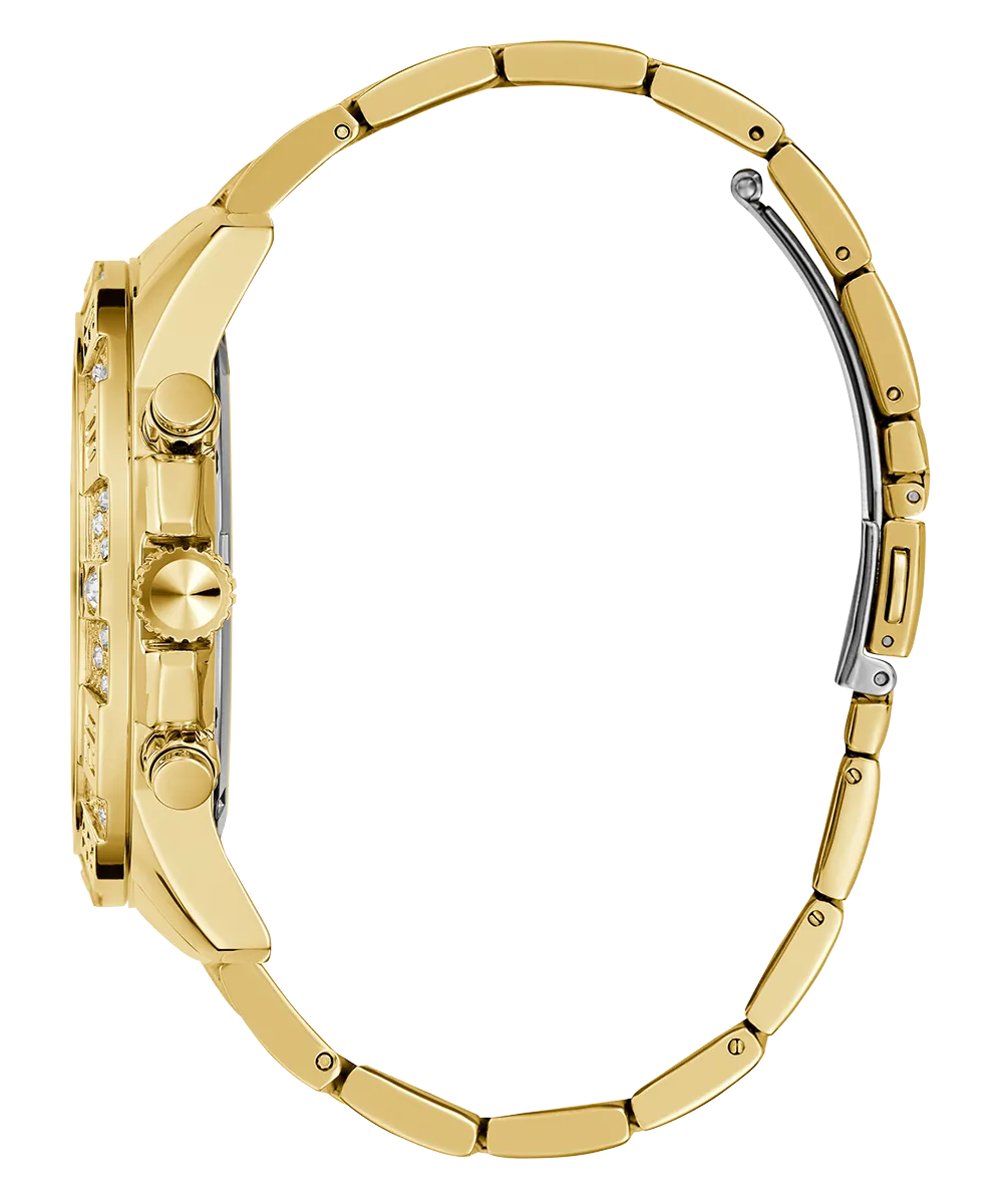 Guess Mens Gold Watches GUESS Mens Gold Tone Multi-function Watch