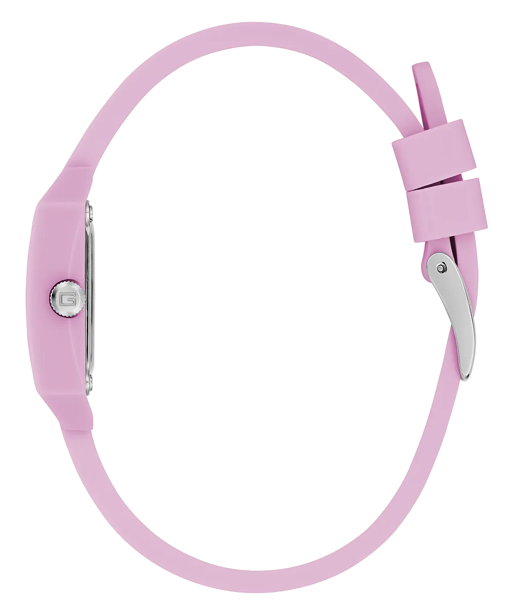 Guess Womens Silicone Watches GUESS Ladies Pink Analog Watch