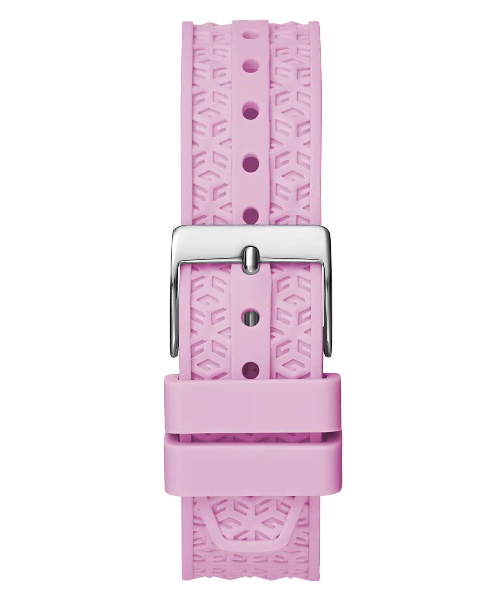 Guess Womens Silicone Watches GUESS Ladies Pink Analog Watch