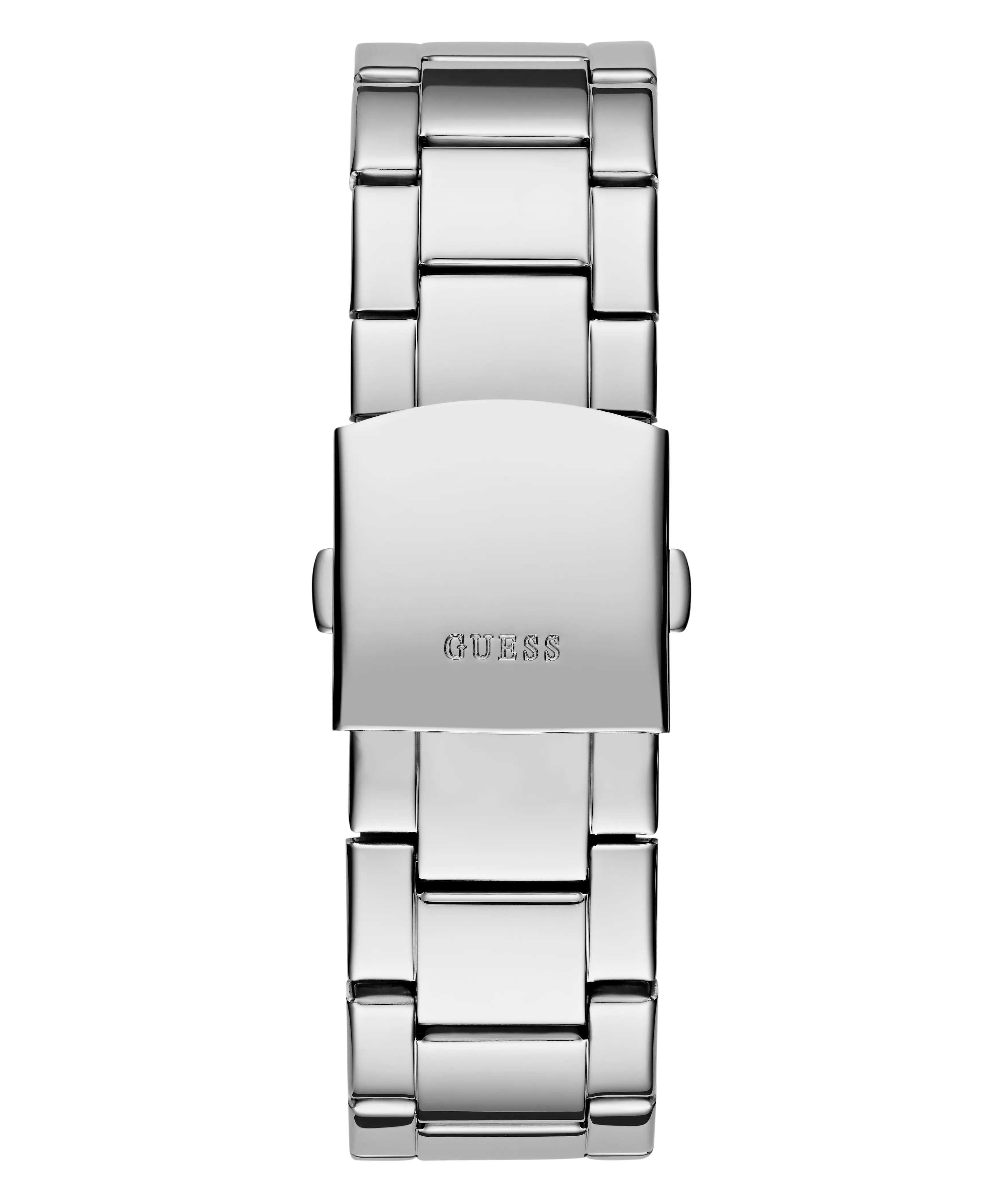 Guess Womens/Mens Silver Watches GUESS Mens Silver Tone Analog Watch Box Set