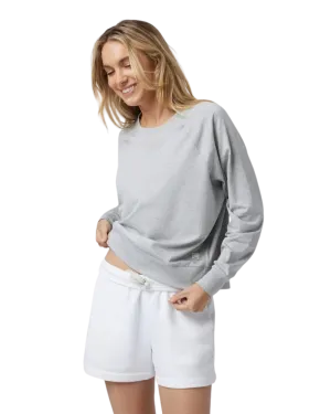 Halo Long Sleeve T-Shirt in Pale Grey Heather
