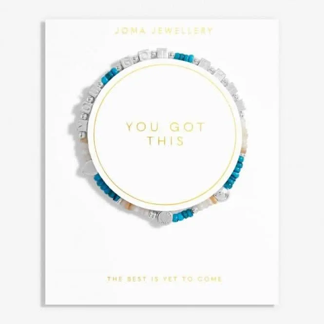 Happy Little Moments You Got this Silver Plated 17.5cm Bracelet 7084 Joma Jewellery