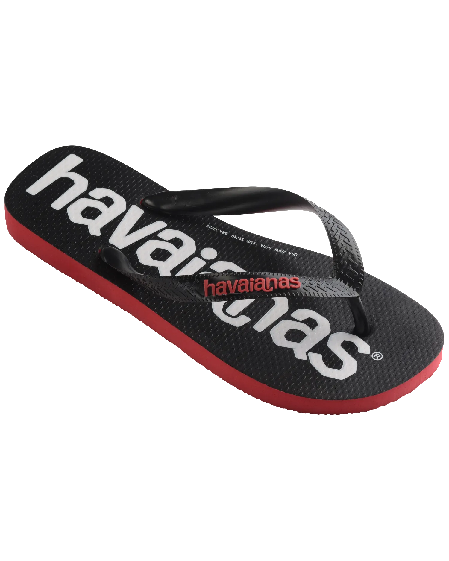 Havaianas Shoes Logomania 2 Flip Flops in Ruby Red