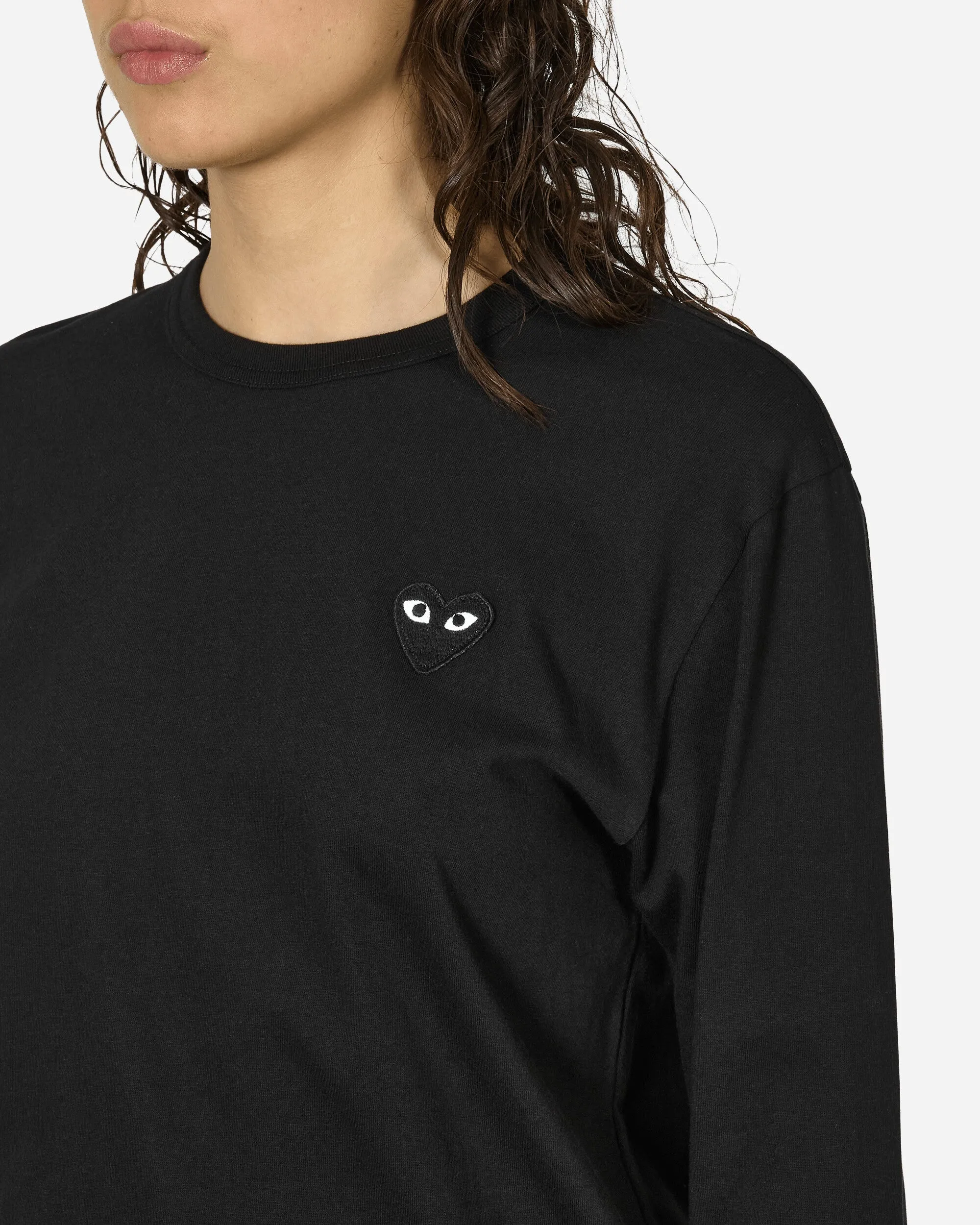 Heart Longsleeve T-Shirt Black