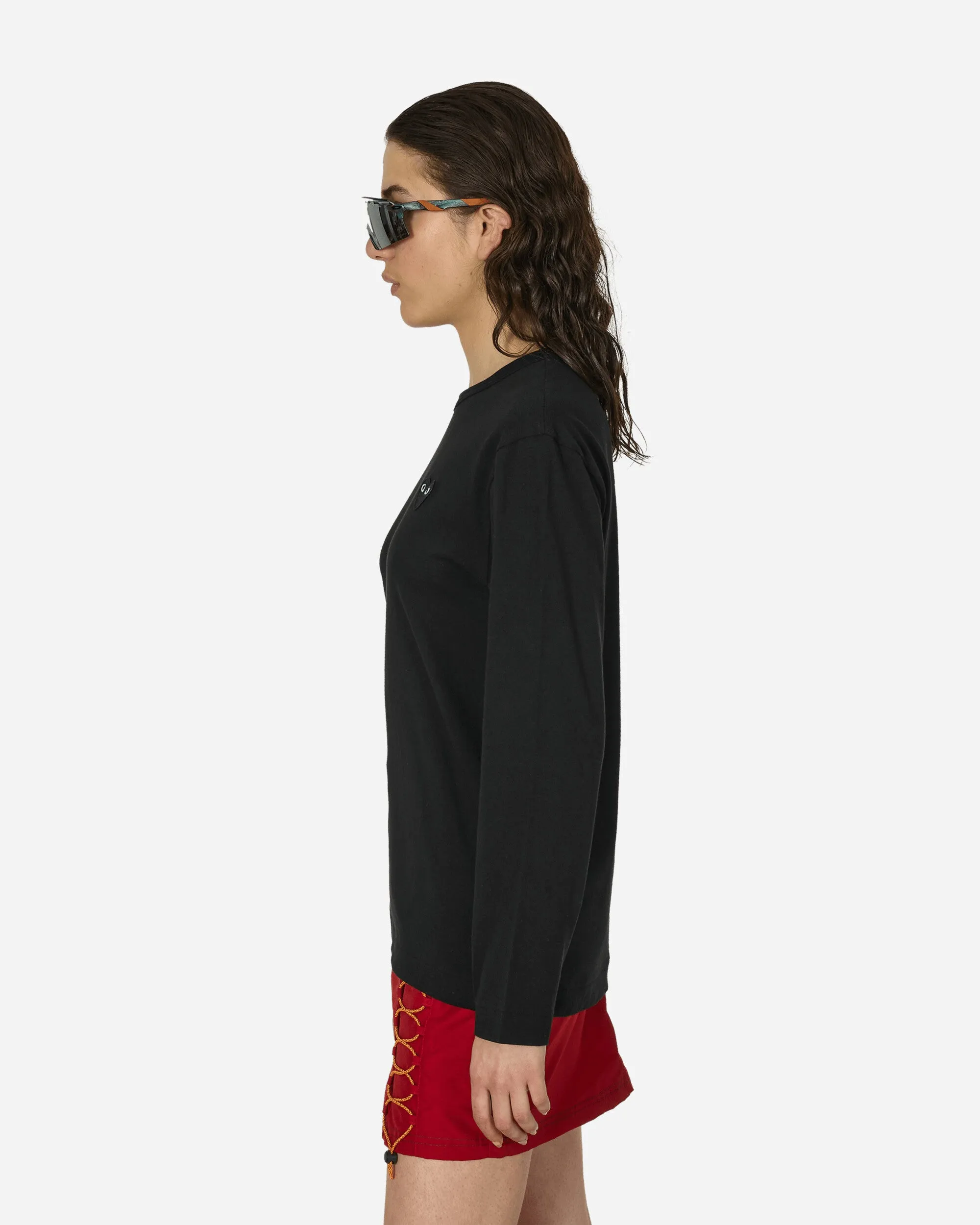 Heart Longsleeve T-Shirt Black