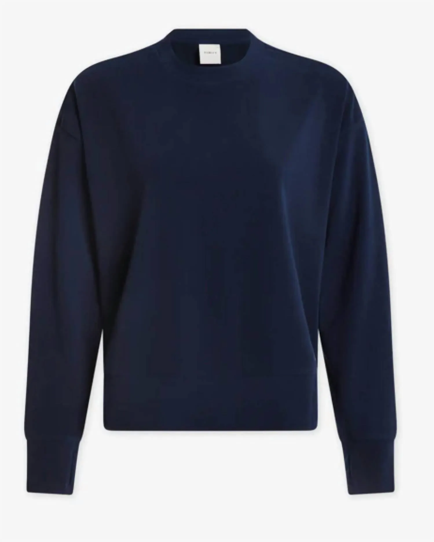 Horton Side Zip Midlayer Sweatshirt In Dark Sapphire