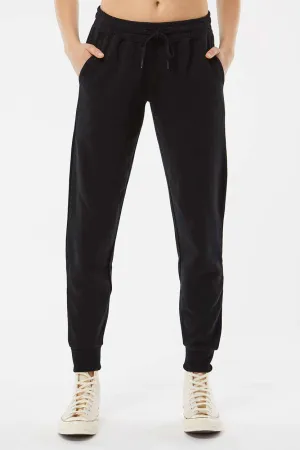 Independent Trading Company Womens California Wave Wash Sweatpants w/ Pockets - Black