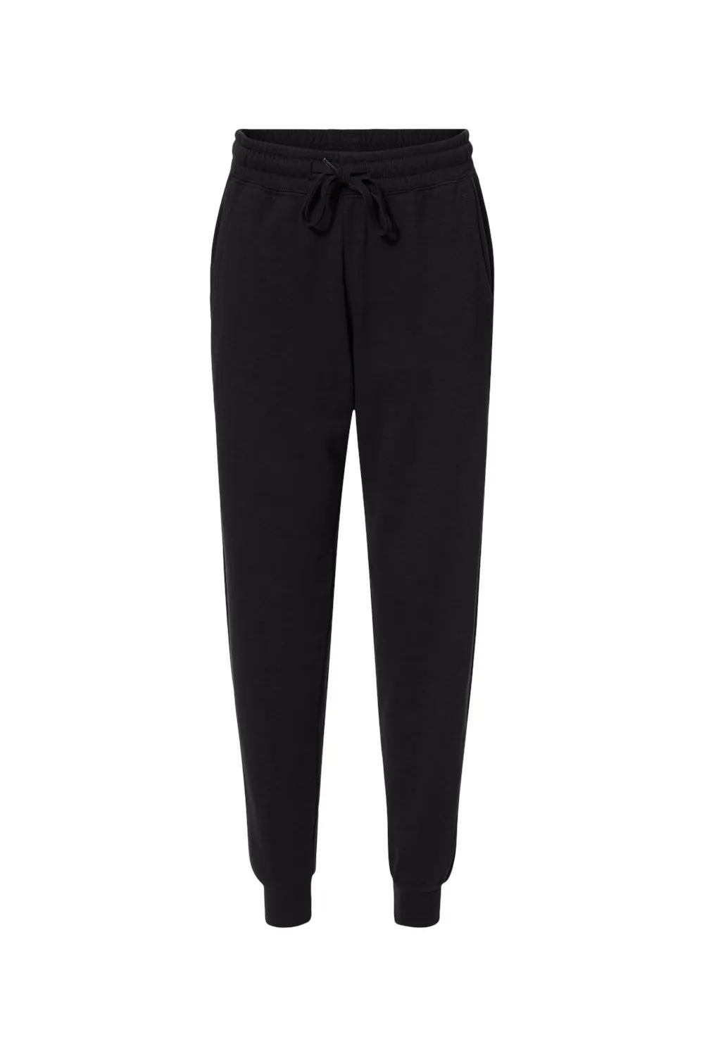 Independent Trading Company Womens California Wave Wash Sweatpants w/ Pockets - Black