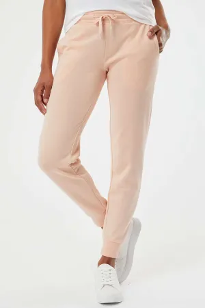Independent Trading Company Womens California Wave Wash Sweatpants w/ Pockets - Blush Pink