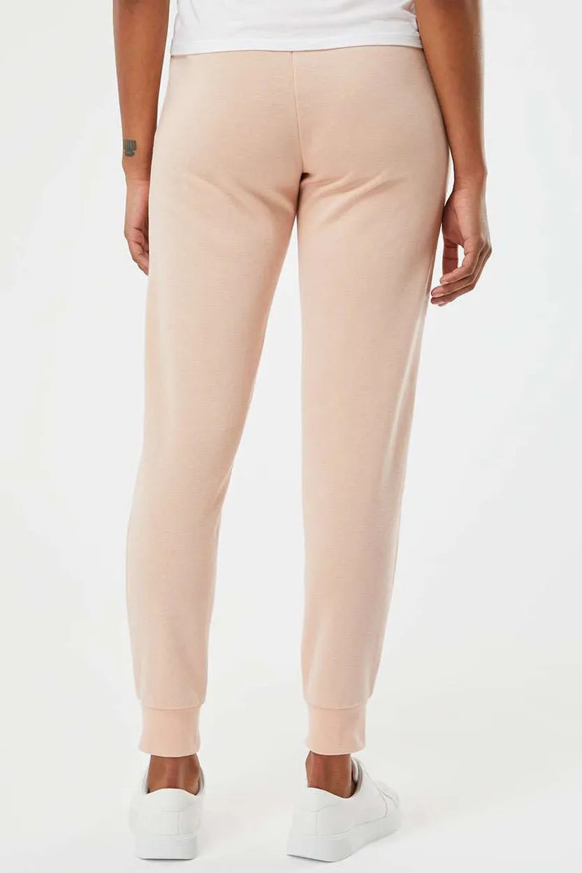 Independent Trading Company Womens California Wave Wash Sweatpants w/ Pockets - Blush Pink