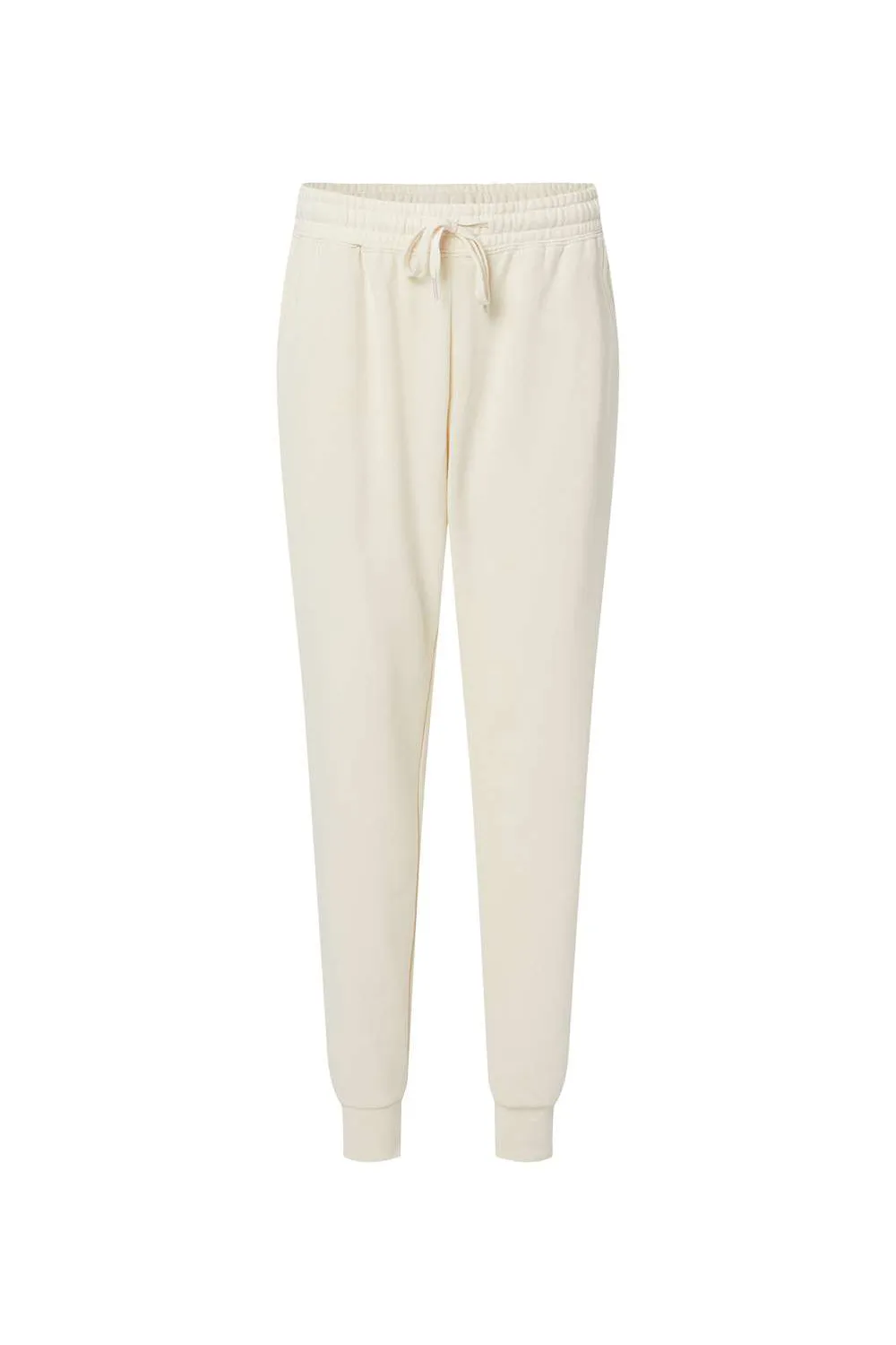 Independent Trading Company Womens California Wave Wash Sweatpants w/ Pockets - Bone