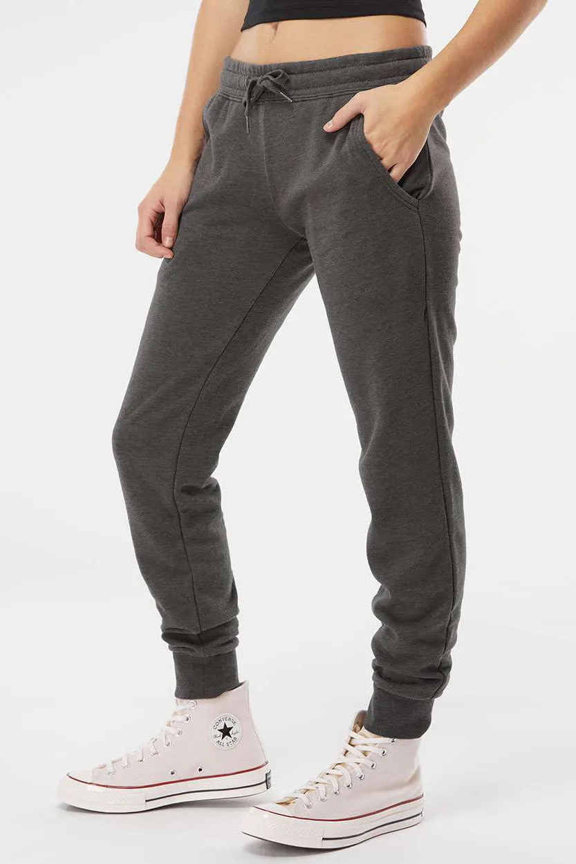 Independent Trading Company Womens California Wave Wash Sweatpants w/ Pockets - Shadow Grey