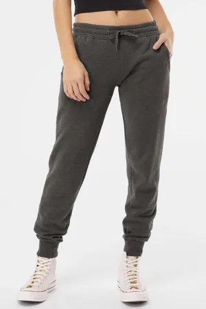 Independent Trading Company Womens California Wave Wash Sweatpants w/ Pockets - Shadow Grey