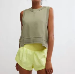 Intercept Tank Top In Sage Stone