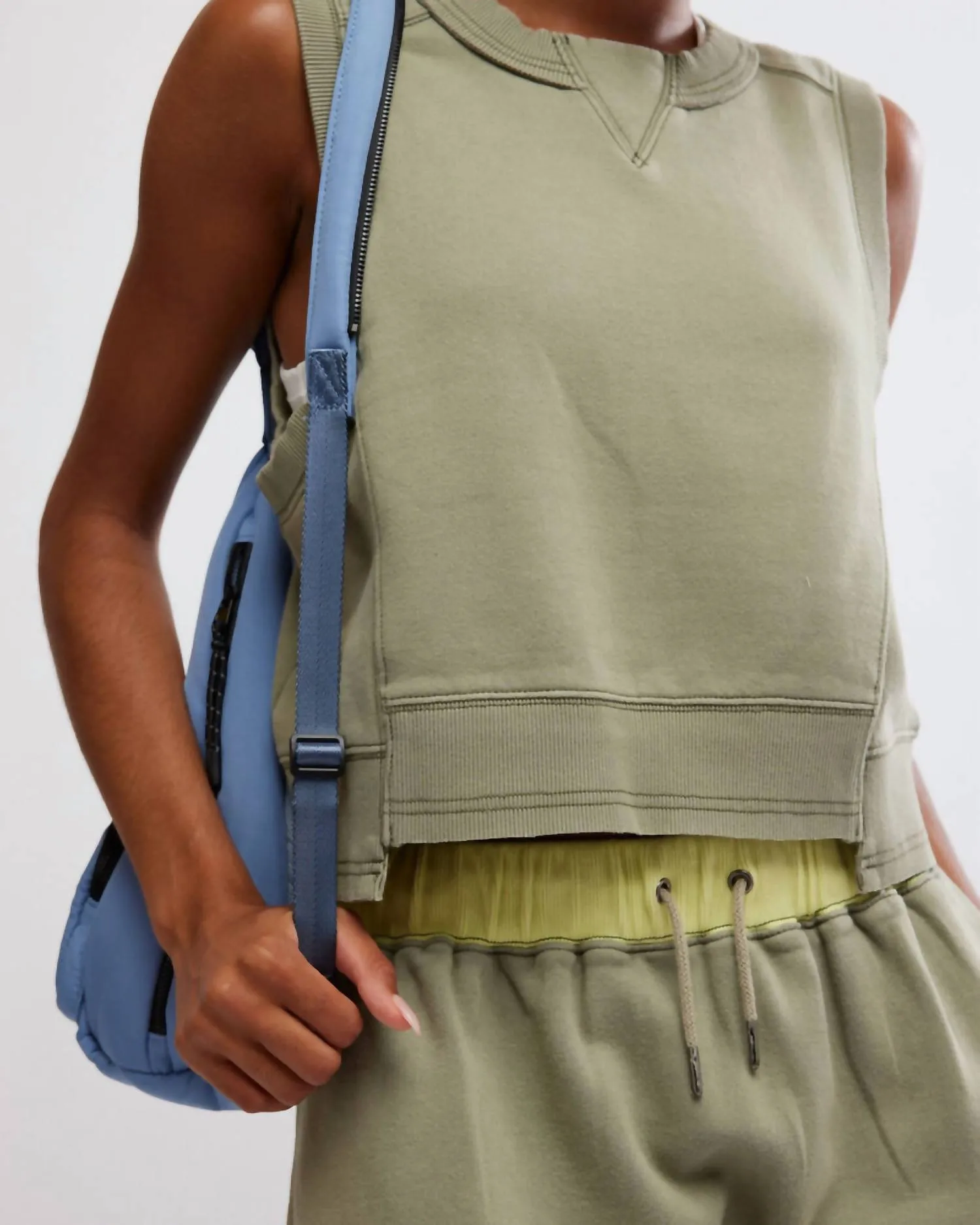 Intercept Tank Top In Sage Stone