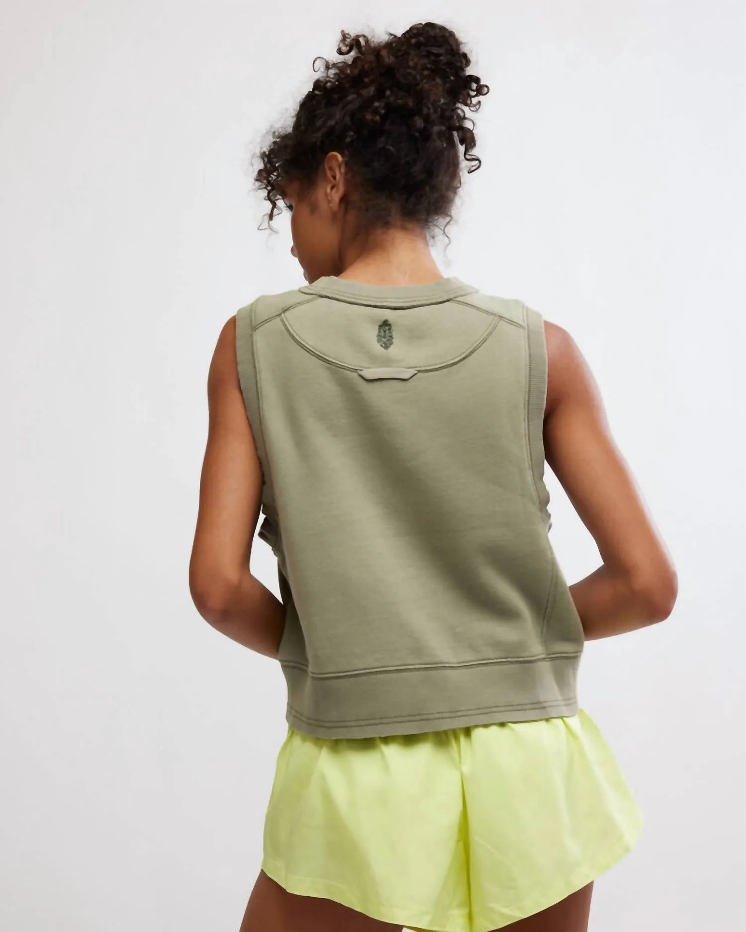 Intercept Tank Top In Sage Stone
