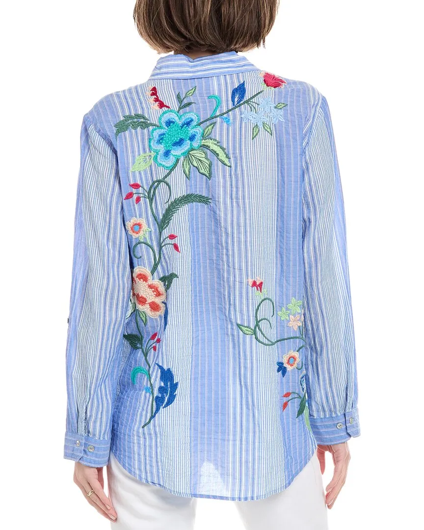 Johnny Was Double Button Shirt