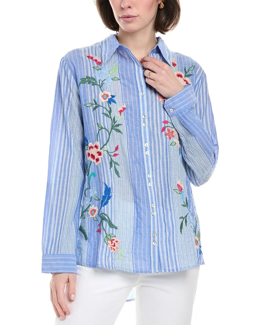 Johnny Was Double Button Shirt