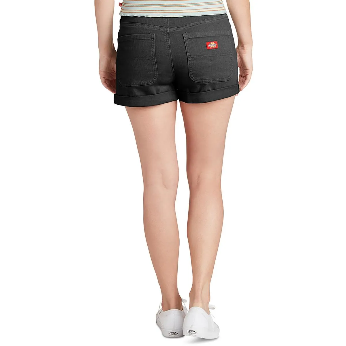 Juniors Womens High Rise Rolled Denim Shorts