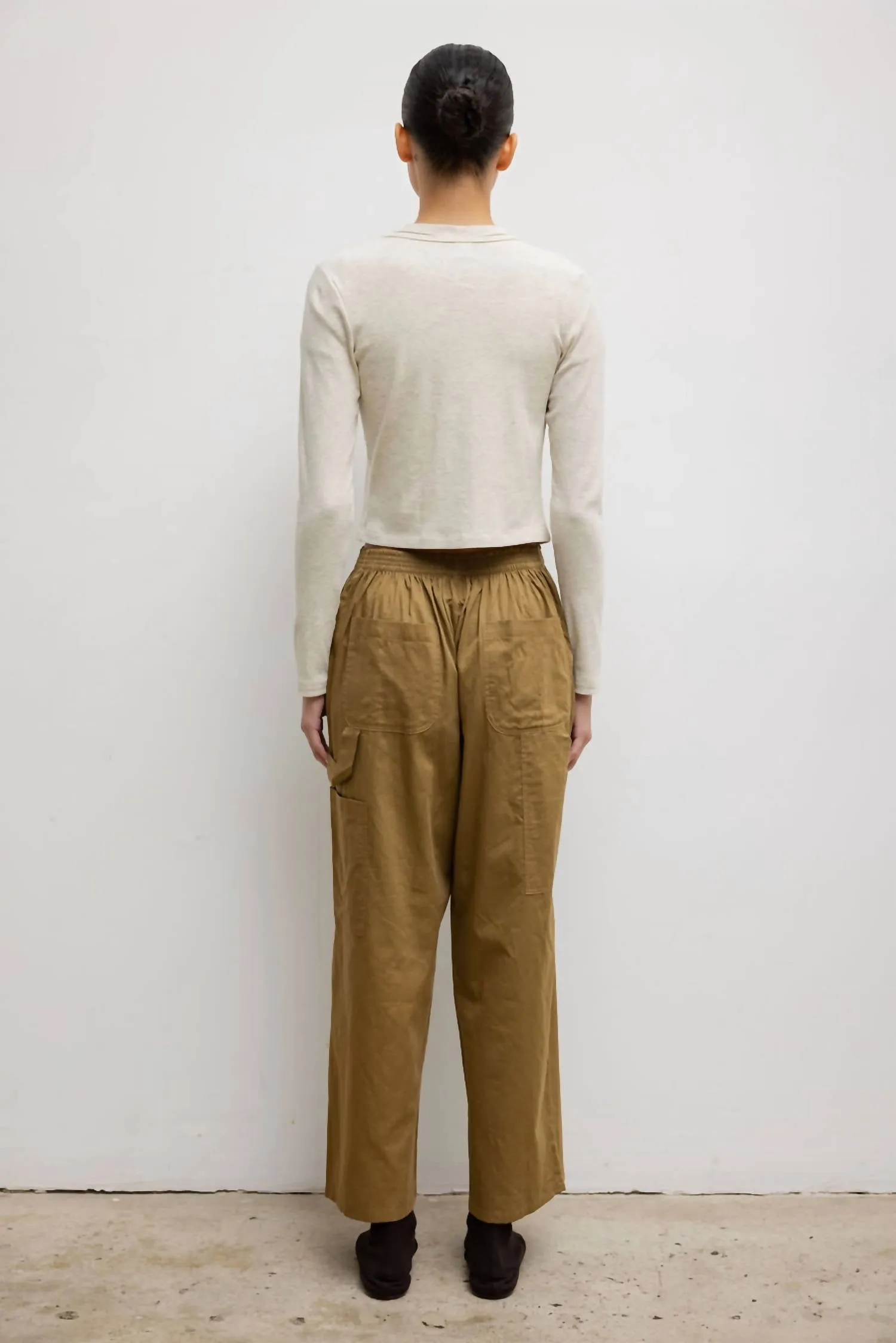 Kelly Long Sleeve Snap Down Cardigan In Oatmeal