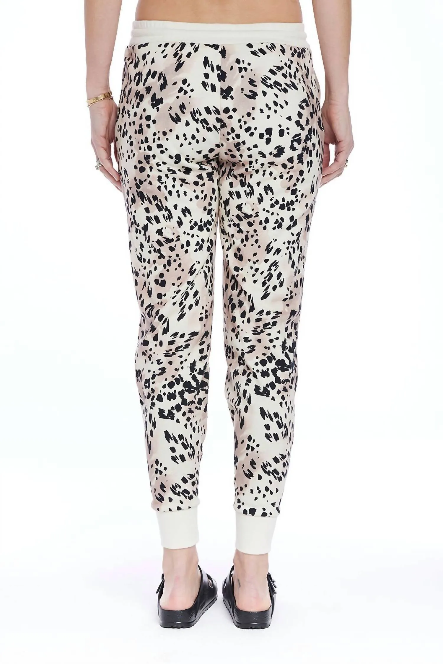 Landon Pant In Vanilla Leopard Fiesta