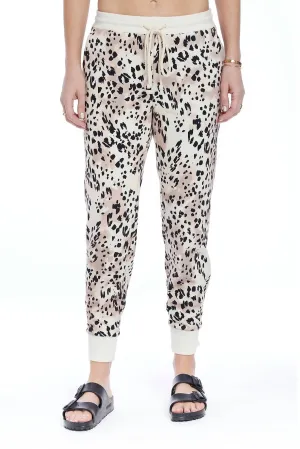 Landon Pant In Vanilla Leopard Fiesta
