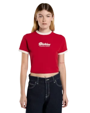 Lewistown Ringer T-Shirt in English Red
