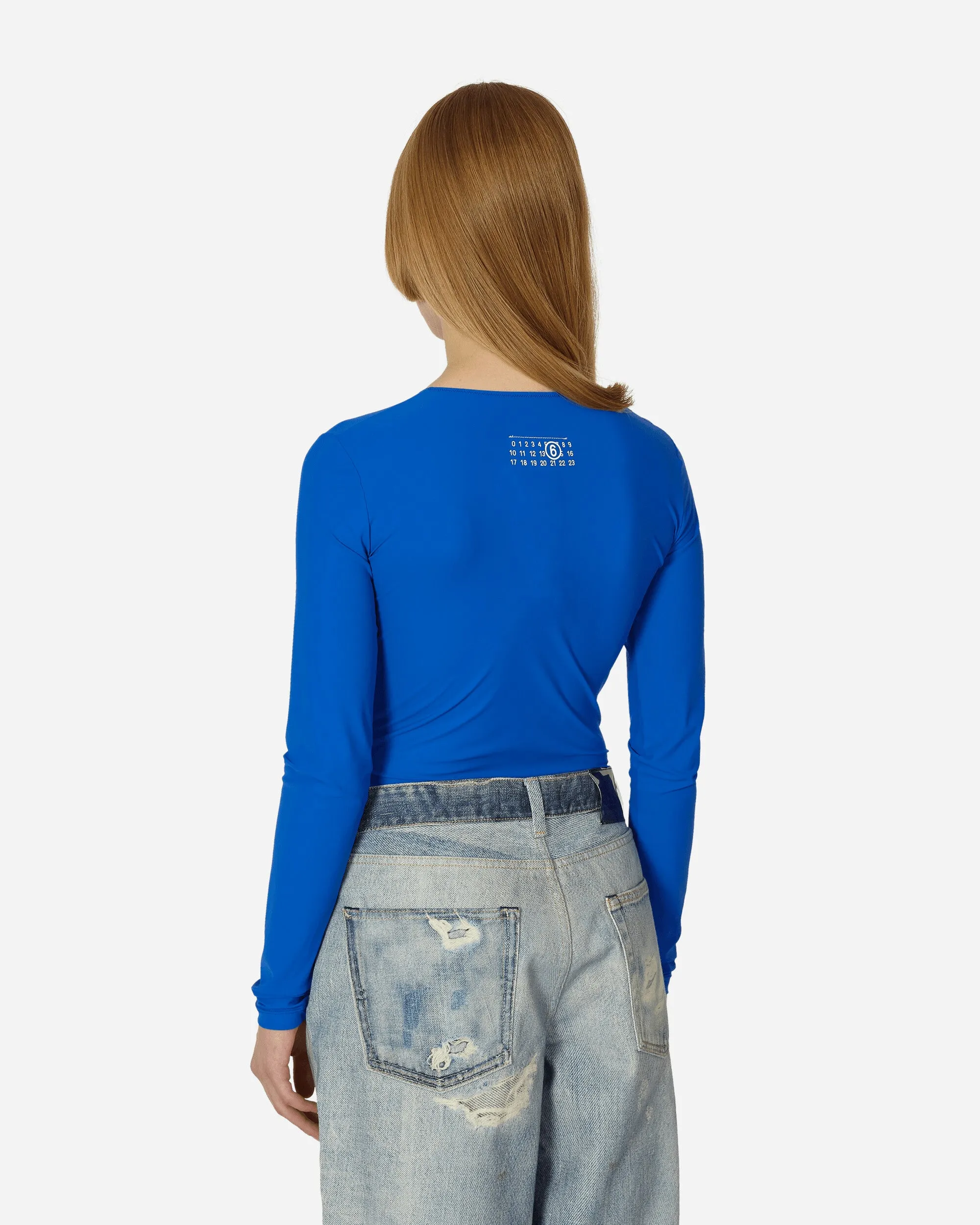 Long-Sleeve Bodysuit Blue